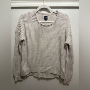 GAP Women's Oarmeal Crew Neck Sweater